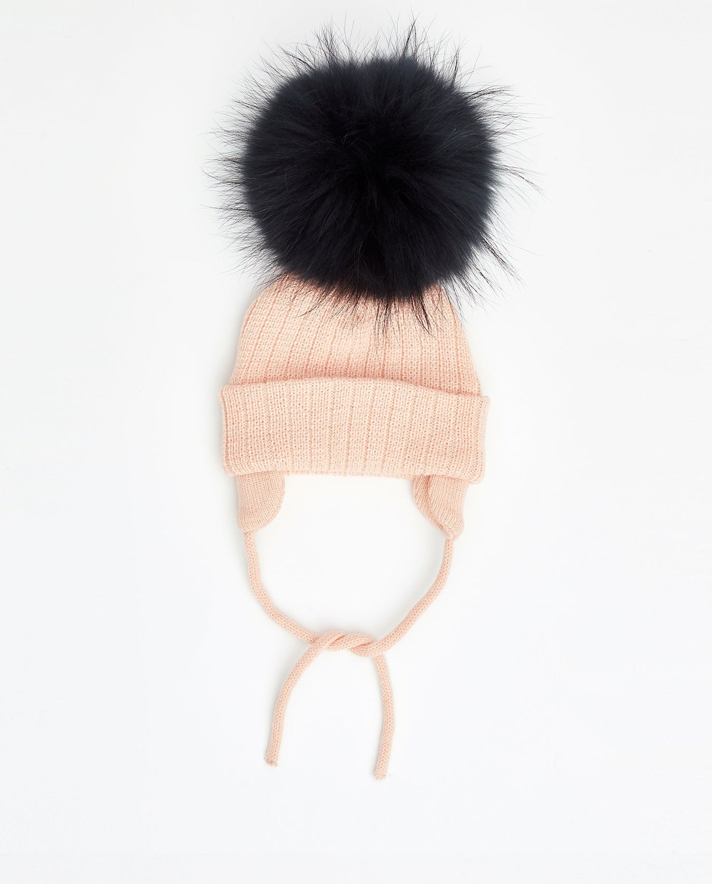 Knit Beanie Pink Nude