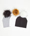 TRIO Tuques Adulte Coton | TRIO Adult Cotton Beanies - Vegan - Mpompon