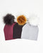 TRIO Tuques Adulte Coton | TRIO Adult Cotton Beanies - Vegan - Mpompon