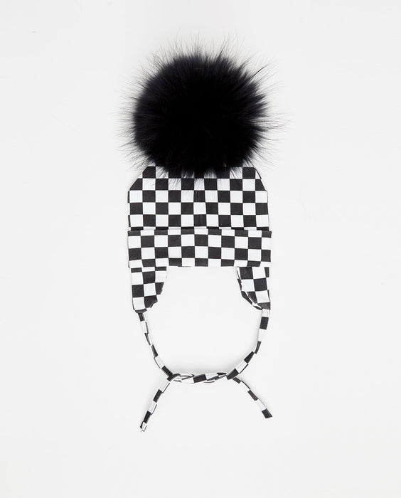 Bonnet en coton Checkmate