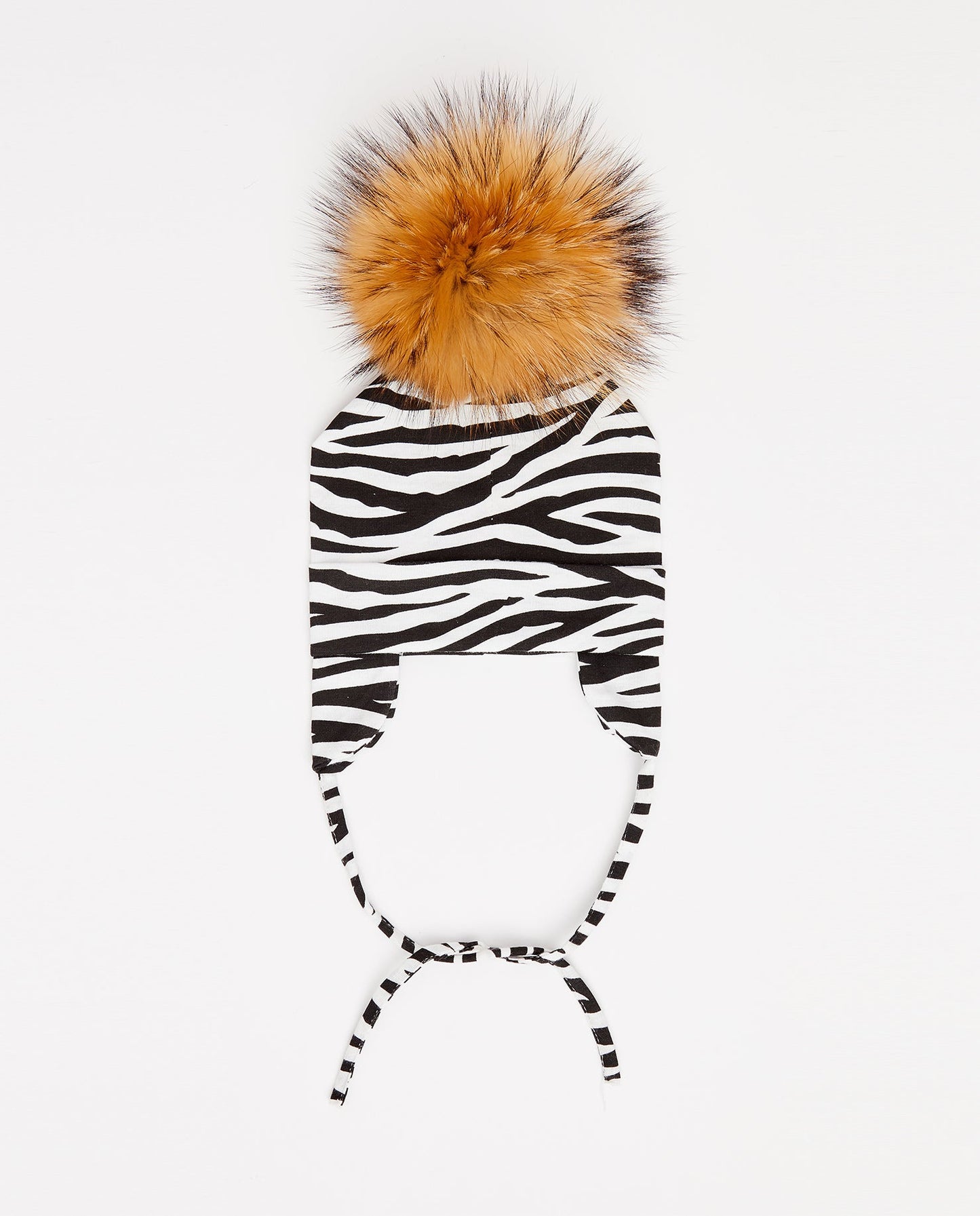 Cotton Beanie Zebra