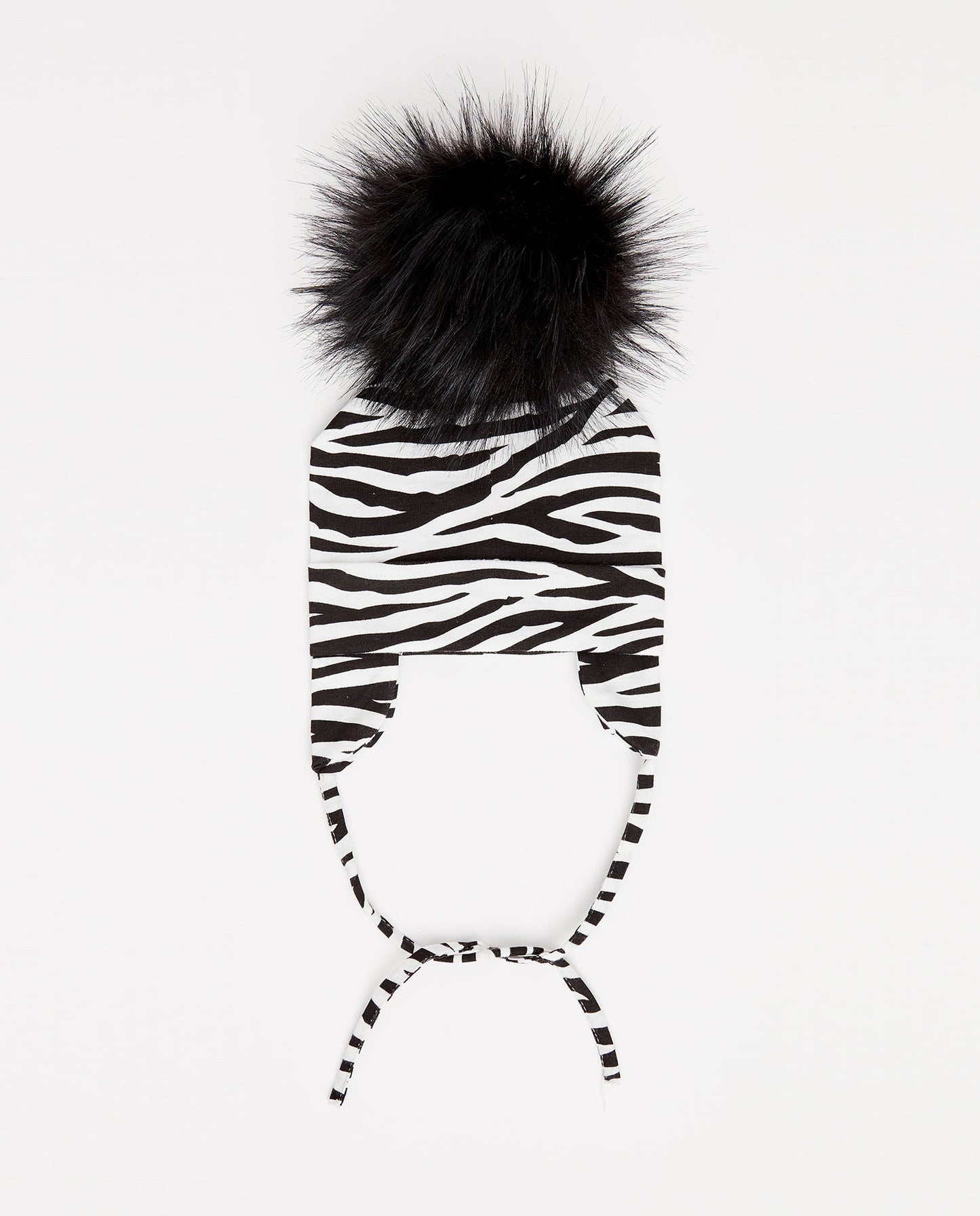 Cotton Beanie Zebra