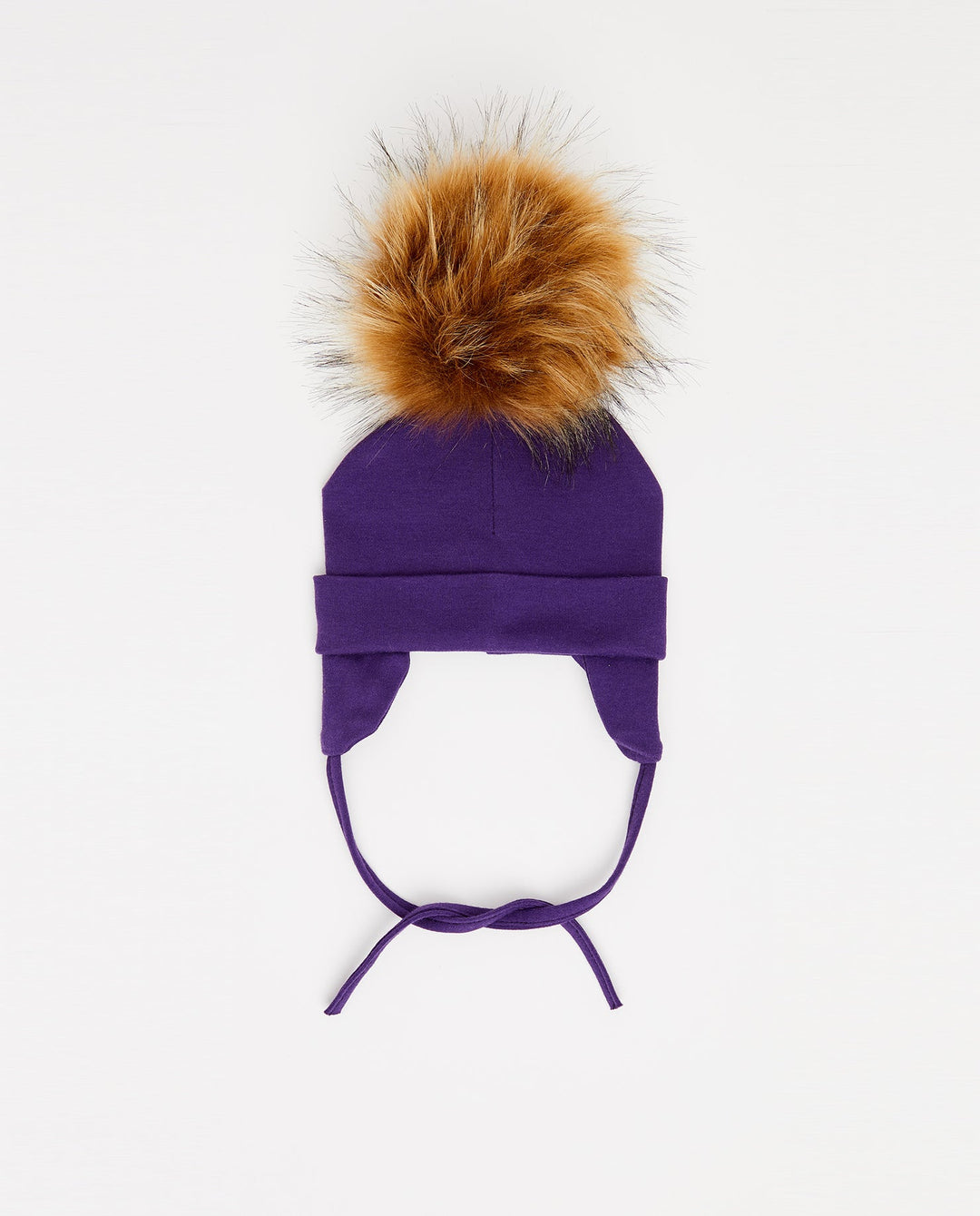 Cotton Beanie Aubergine