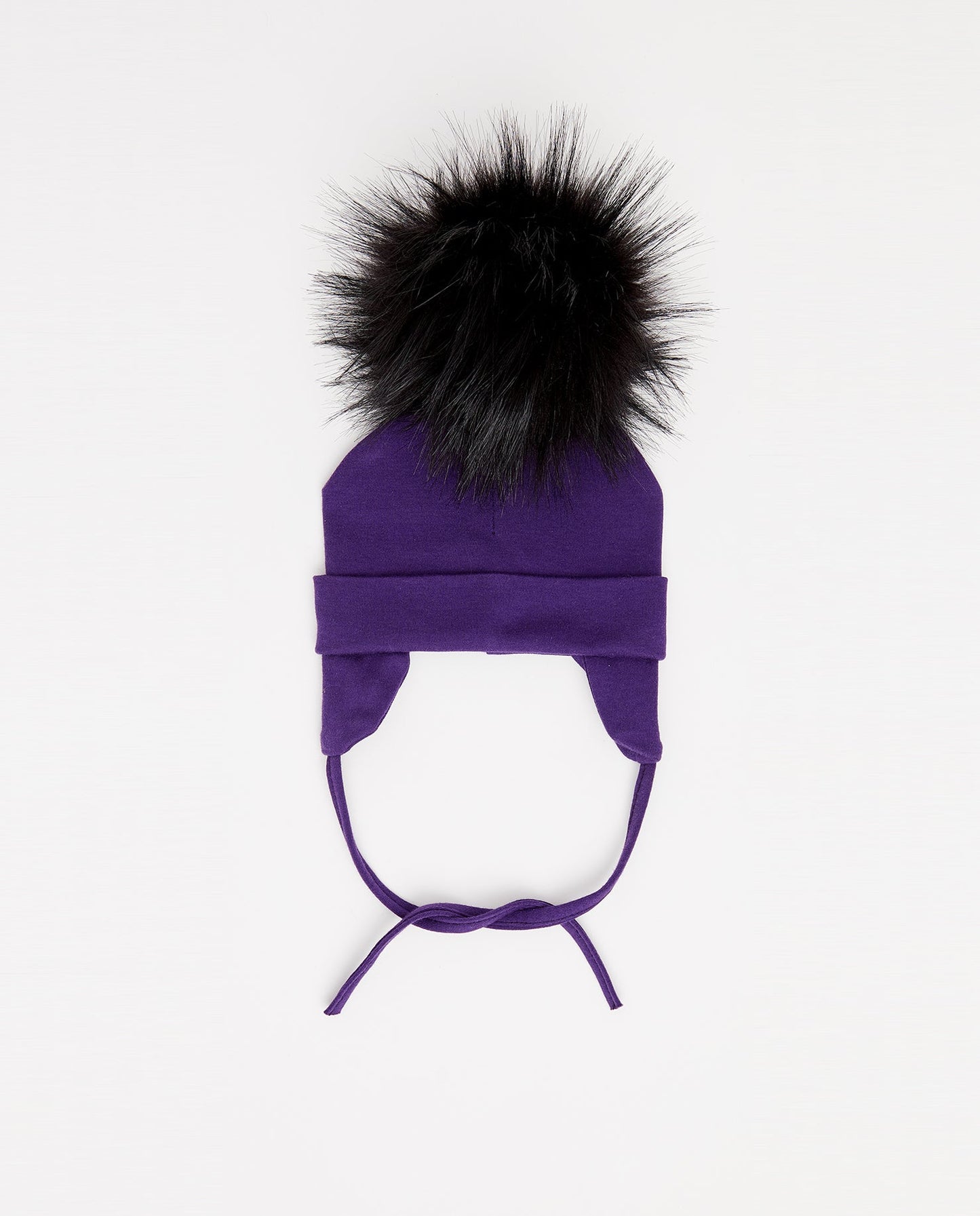 Cotton Beanie Aubergine