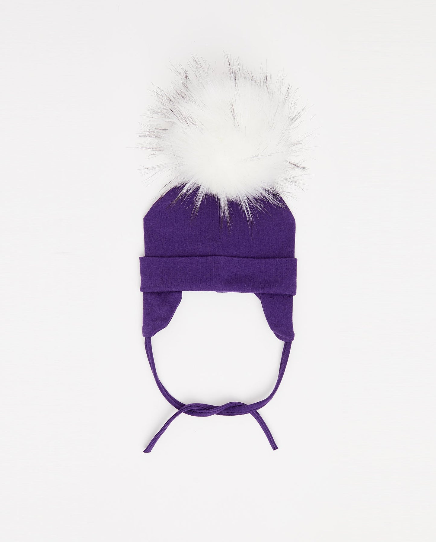 Cotton Beanie Aubergine