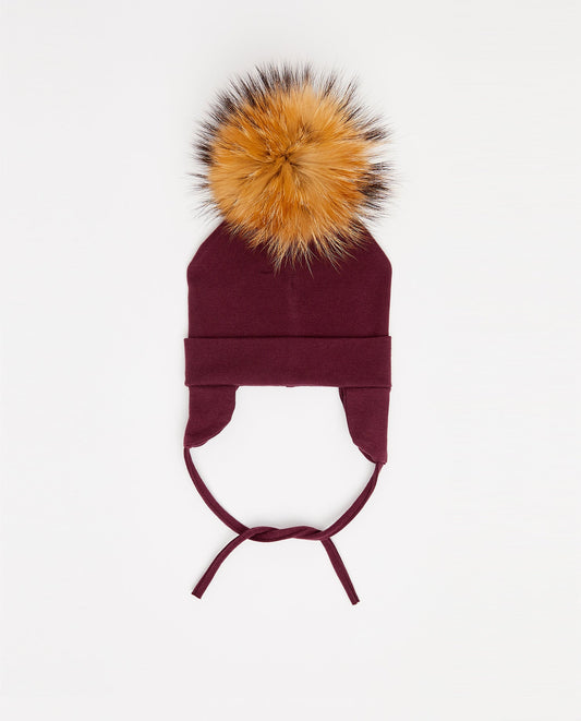 Tuque Bébé Coton Bourgogne