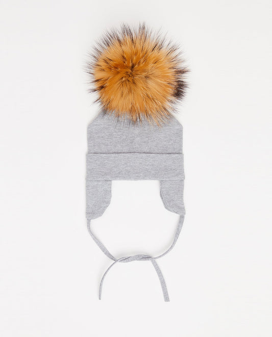 Tuque Bébé Coton Gris