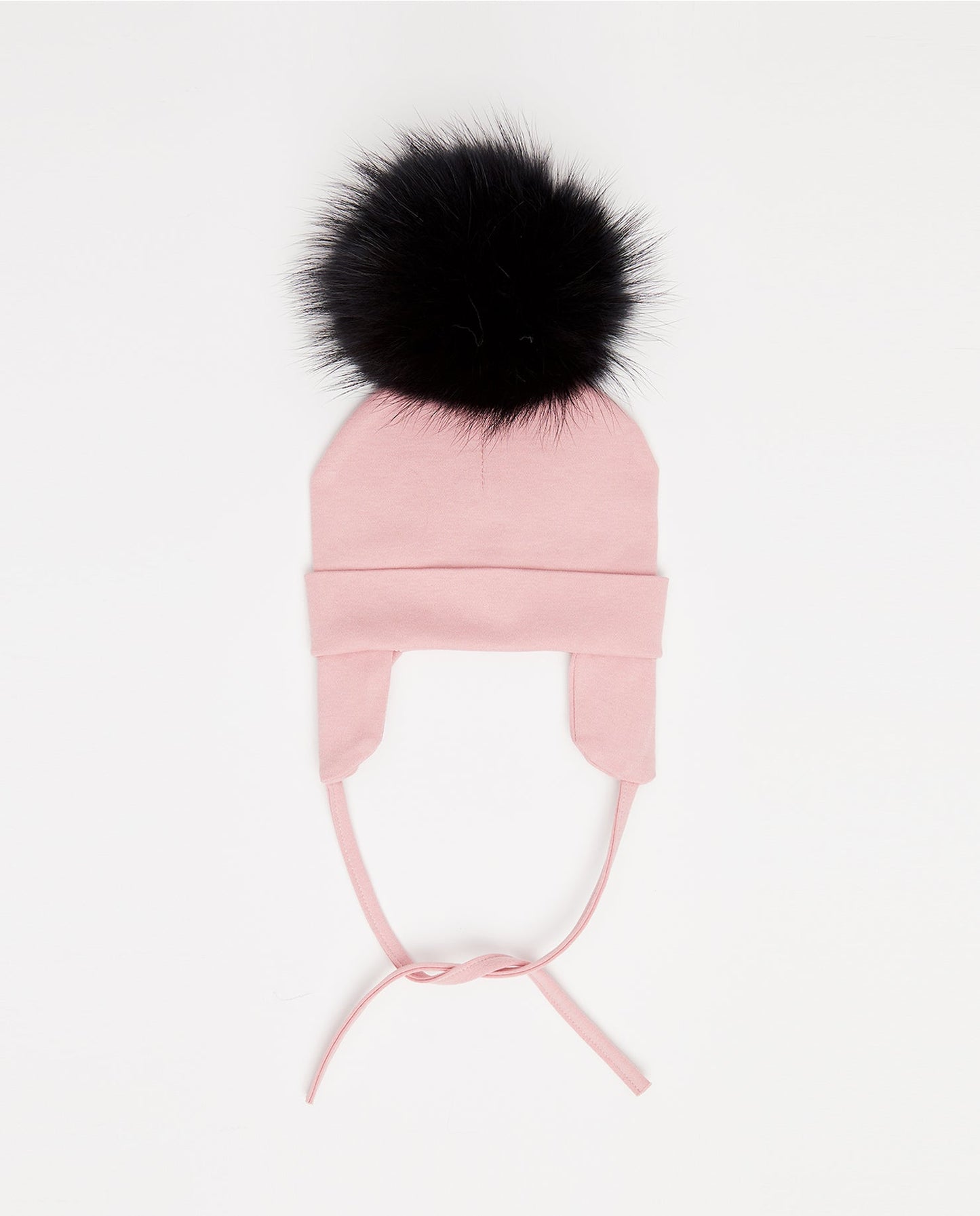 Tuque Bébé Coton Rose Mat