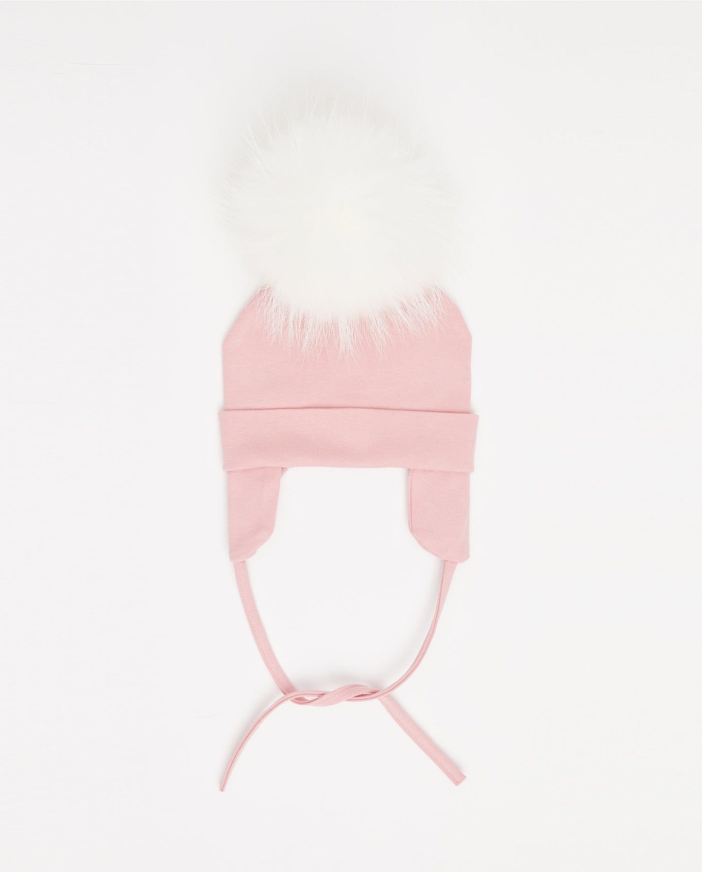 Tuque Bébé Coton Rose Mat