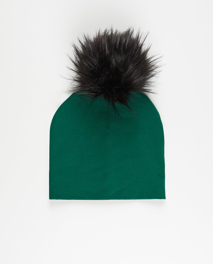 Tuque Enfant Coton Émeraude - Vegan