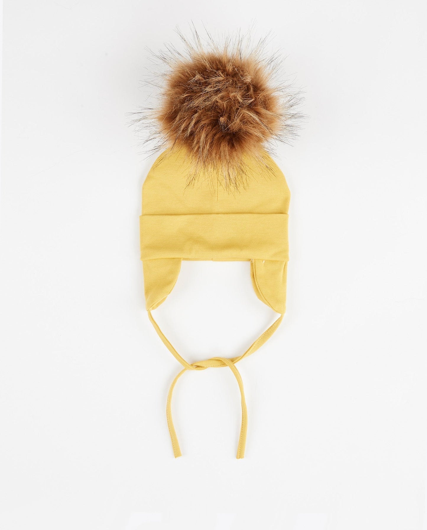 Tuque Bébé Coton Moutarde - Vegan