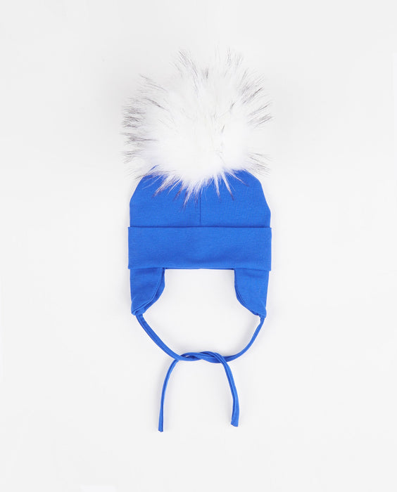 Tuque Bébé Coton Bleu Royal - Vegan