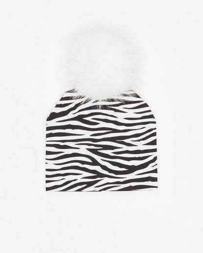 Bonnet en coton Zèbre