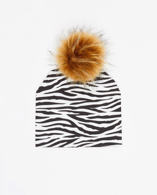 Tuque Adulte Coton Zebra - Vegan