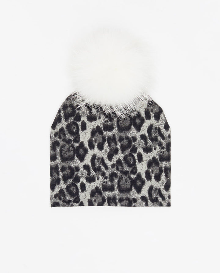 Tuque Pré-Ado Coton Gris Jungle