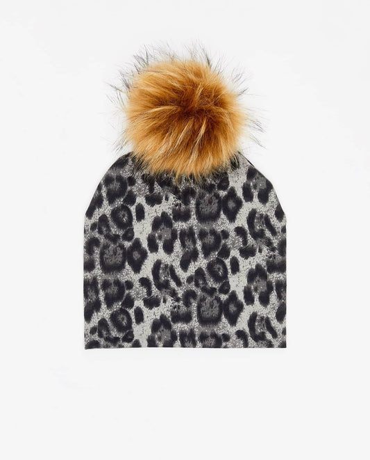 Tuque Adulte Coton Gris Jungle - Vegan