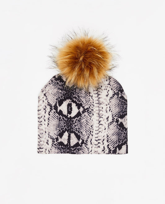 Tuque Adulte Coton Silver Snake - Vegan