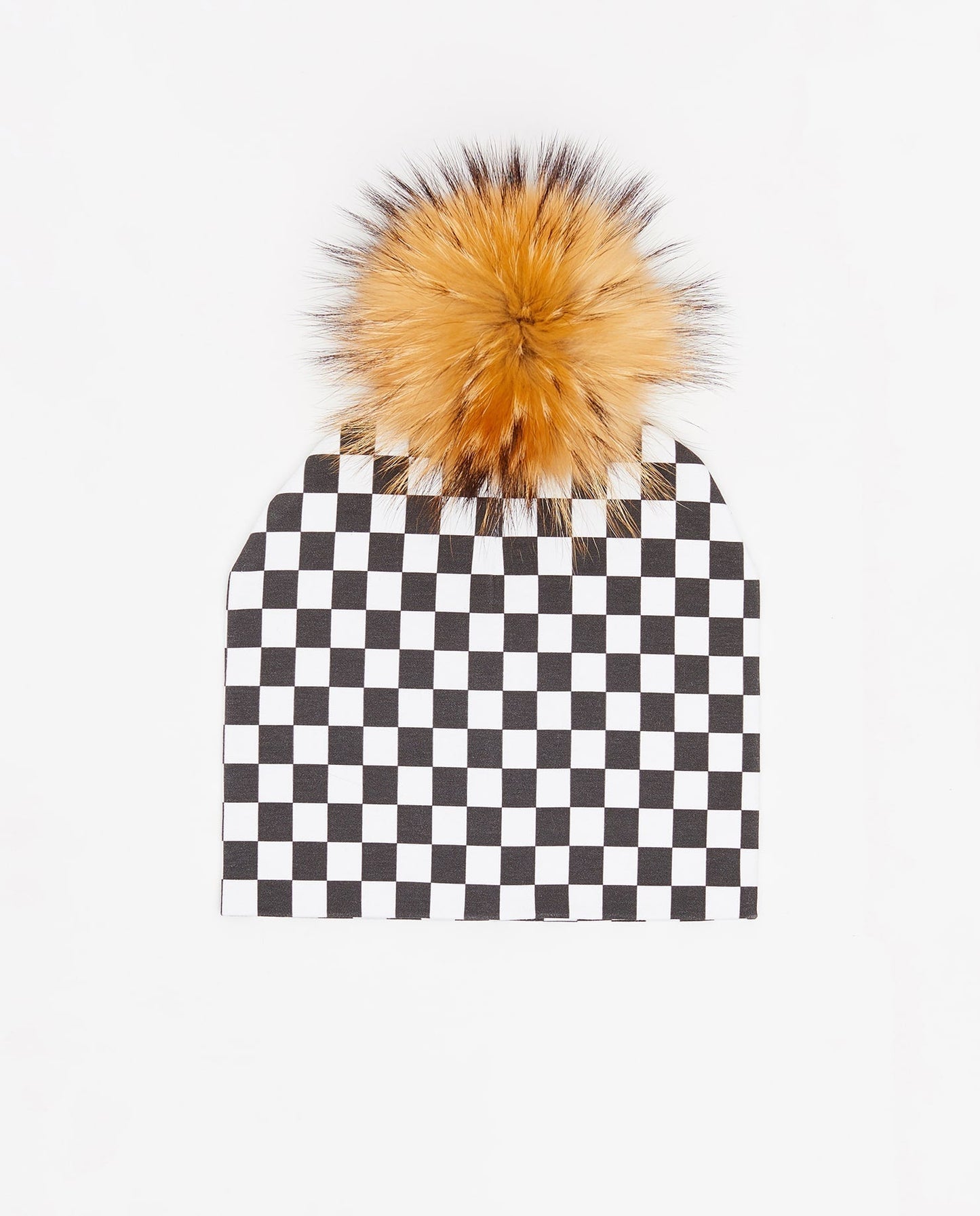 Cotton Beanie Checkmate