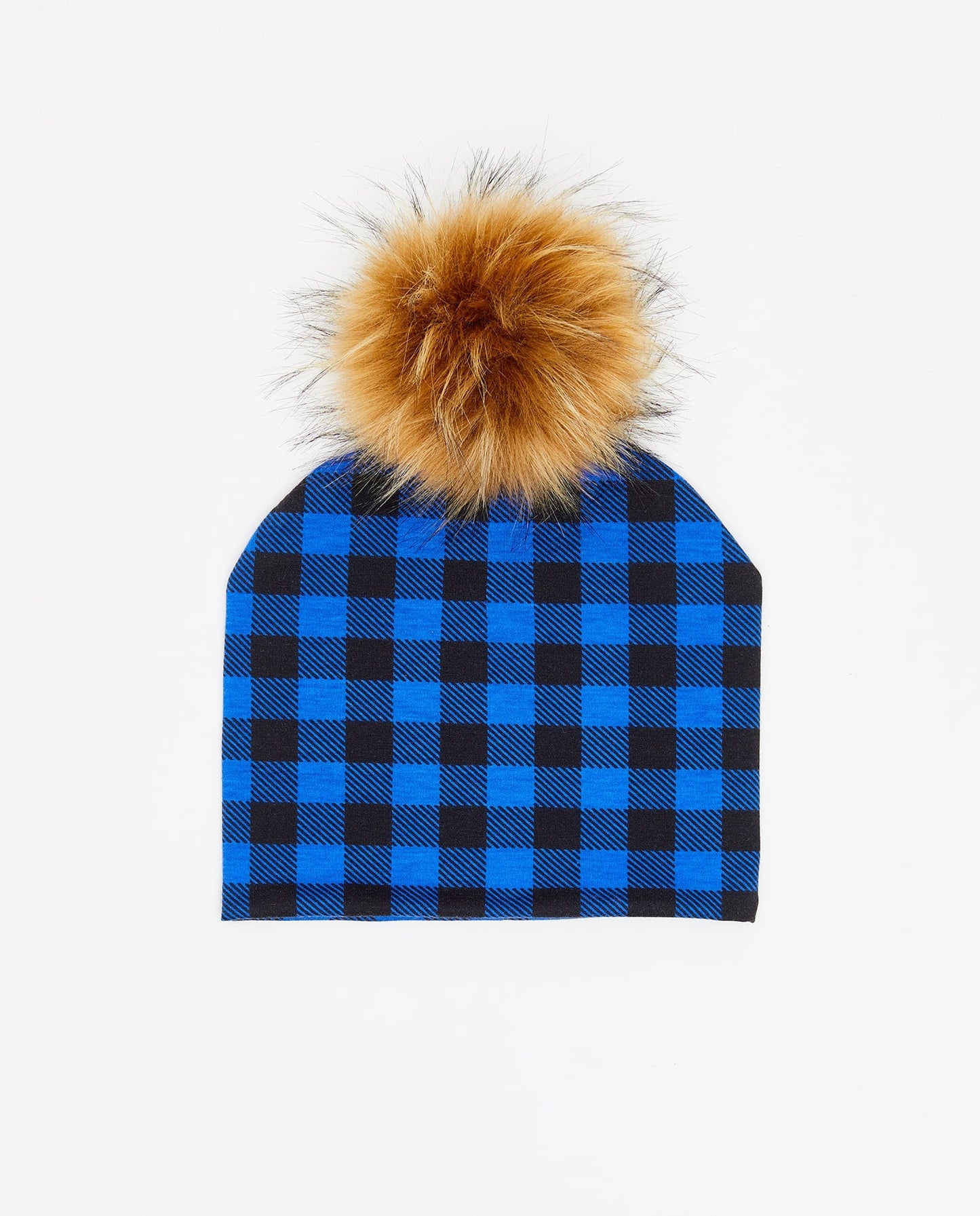 Tuque Enfant Coton Bûcheron Bleu - Vegan