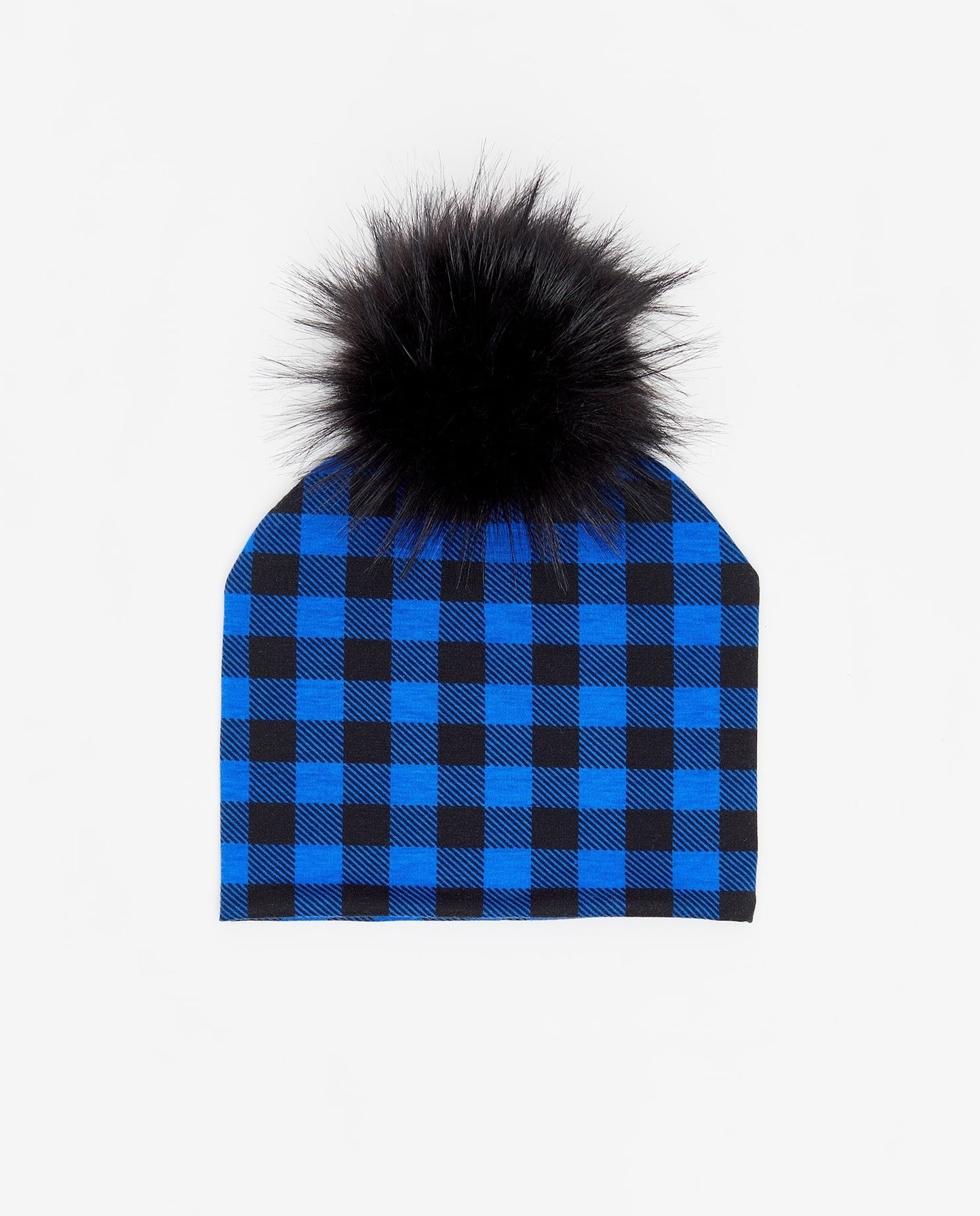 Tuque Enfant Coton Bûcheron Bleu - Vegan