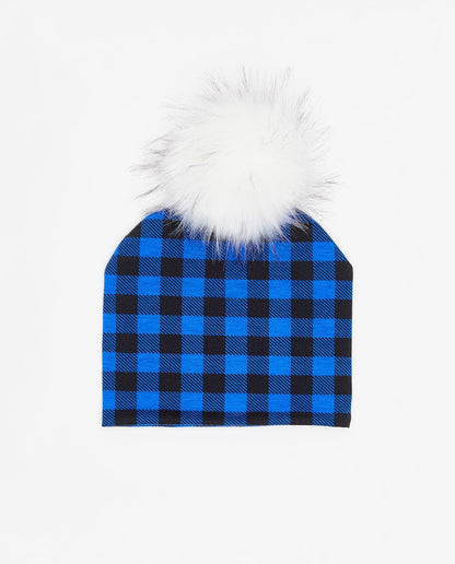 Tuque Adulte Coton Bûcheron Bleu - Vegan