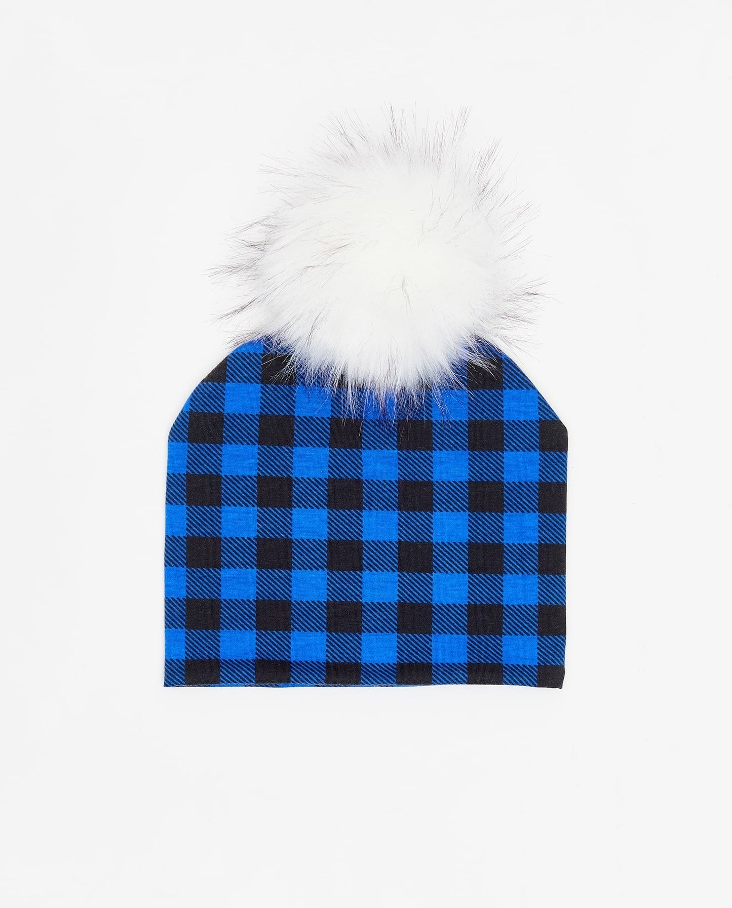 Tuque Enfant Coton Bûcheron Bleu - Vegan