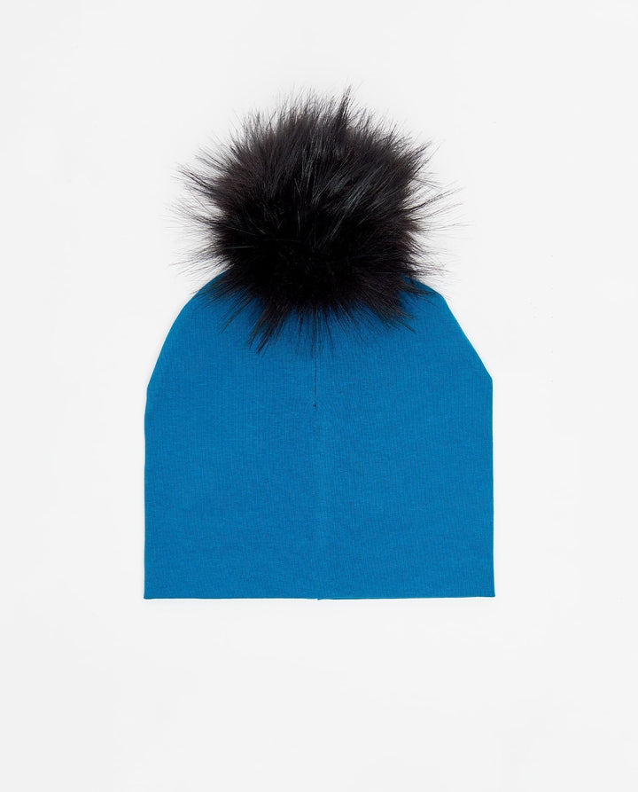 Tuque Enfant Coton Turquoise - Vegan