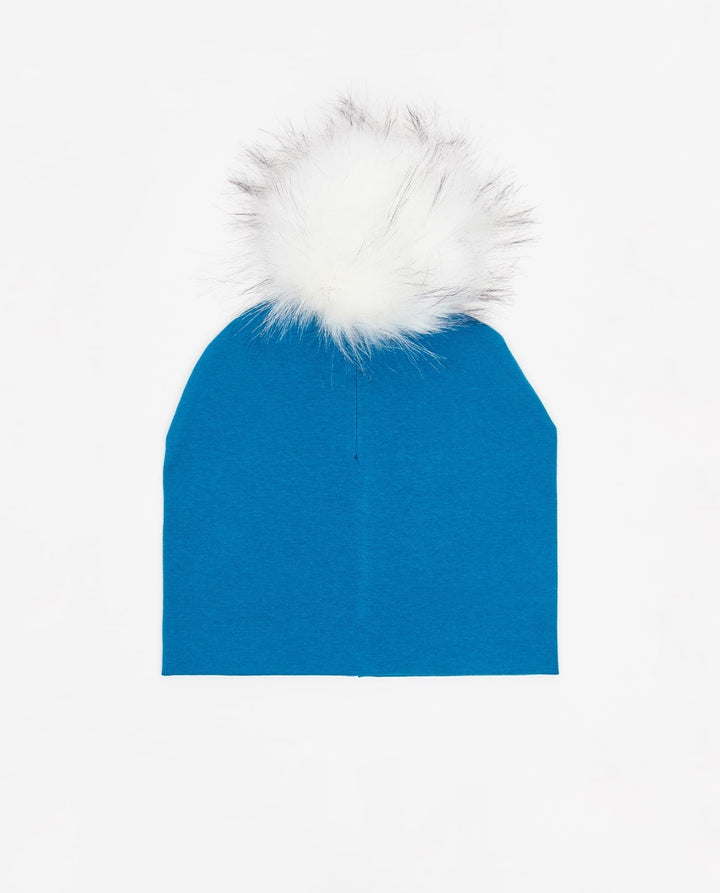 Tuque Enfant Coton Turquoise - Vegan