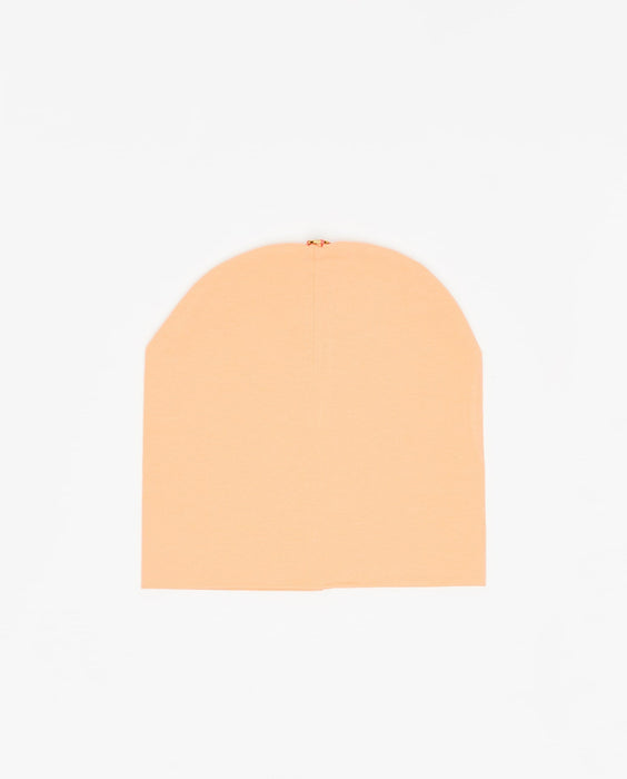 Bonnet 100% coton avec bouton pour pompon en option, 6-14 ans