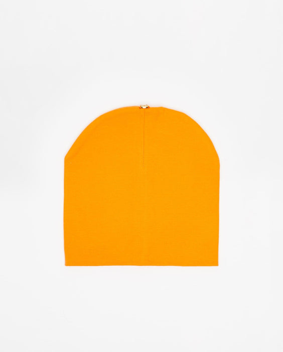 Bonnet 100% coton avec bouton pour pompon en option, 1 à 5 ans