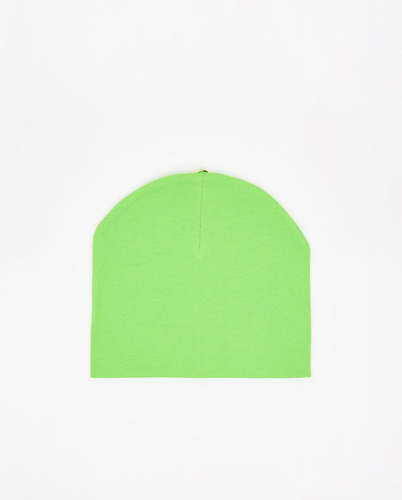 Bonnet 100% coton avec bouton pour pompon en option, 6-14 ans