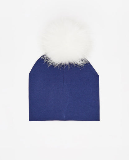 Bonnet en Coton Marine