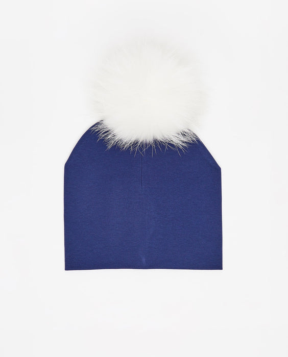 Bonnet en Coton Marine