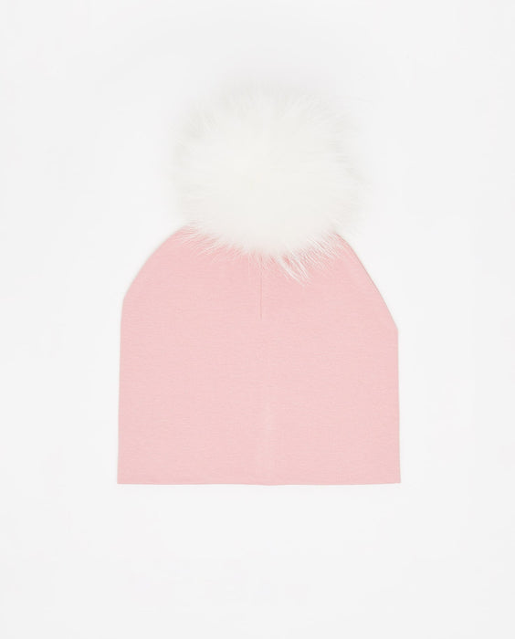 Tuque Adulte Coton Rose Mat