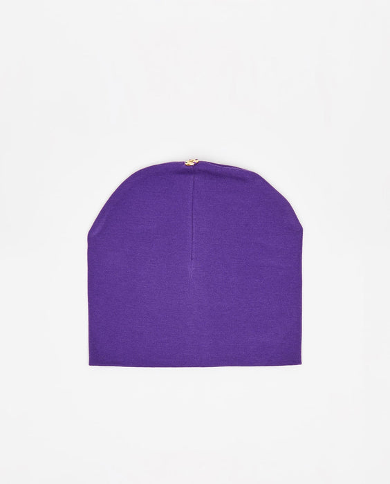 Cotton Beanie - No Pom - Adult O/S