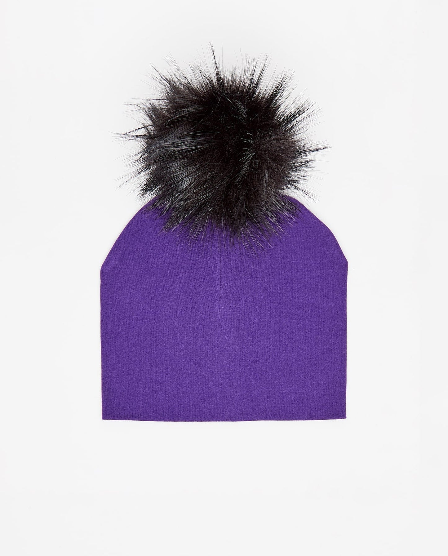 Tuque Enfant Coton Aubergine - Vegan