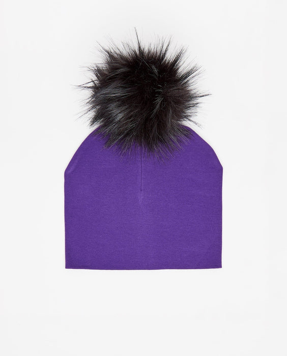 Bonnet Coton Aubergine