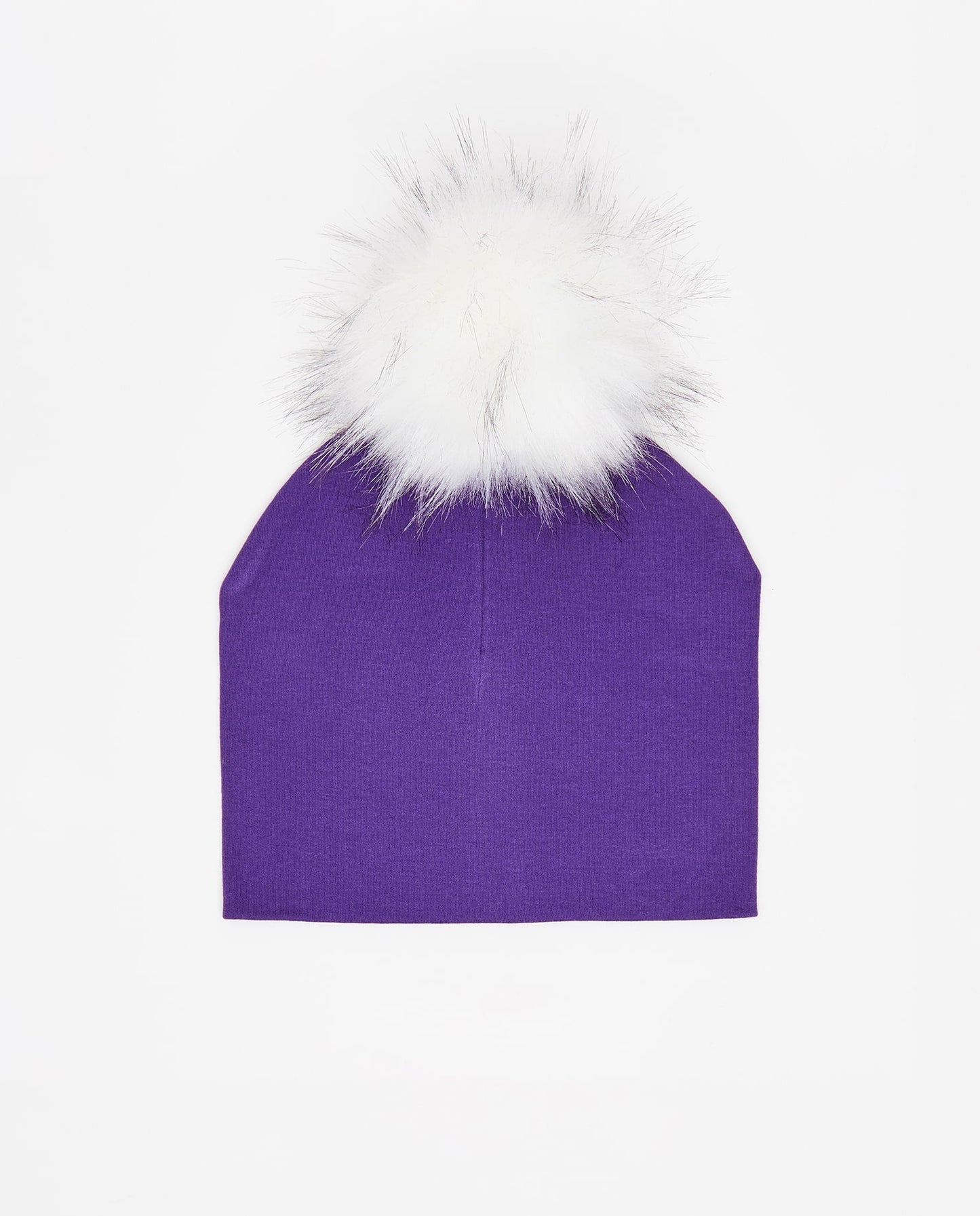 Tuque Enfant Coton Aubergine - Vegan