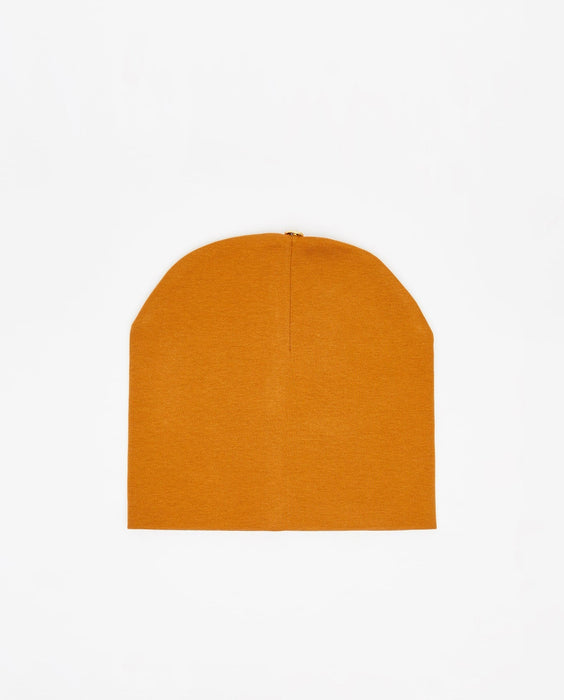 Bonnet 100% coton avec bouton pour pompon en option, 6-14 ans