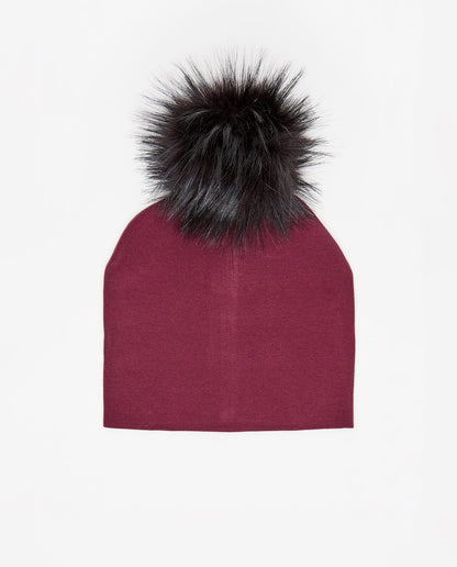 Bonnet en Coton Bordeaux