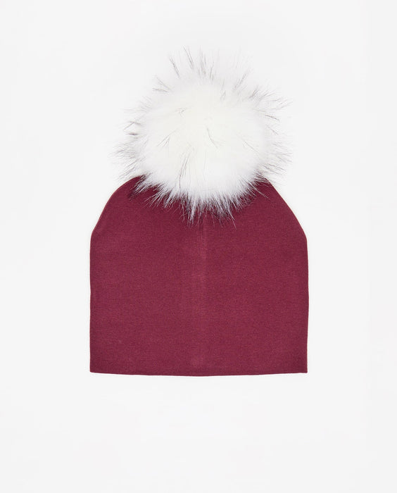 Bonnet en Coton Bordeaux