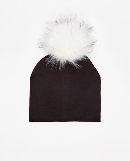 Bonnet en Coton Noir