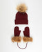 DUO Tuque et Mitaines Adulte | Adult Knit Beanie and Mittens - Mpompon