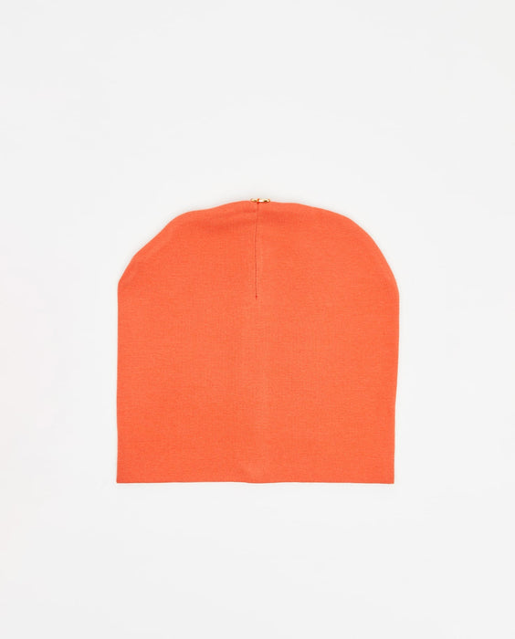 Bonnet 100% coton avec bouton pour pompon en option, 6-14 ans