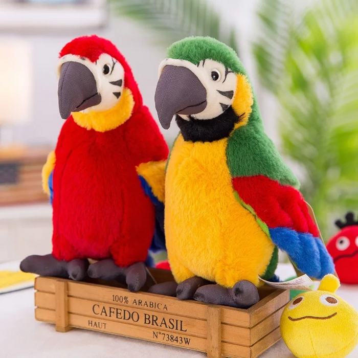 Chatting Parrot Plush Toy, Interactive Companion