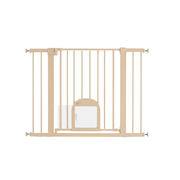 Metal Pet Gate with Adjustable Extension Panels for Doorways and Stairs