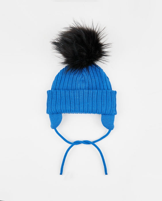 Knit Beanie Royal Blue