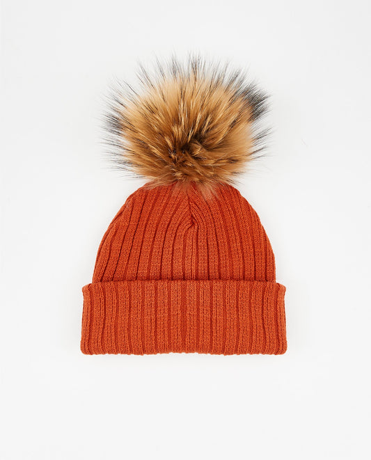 Tuque Enfant Doublée Terre Cuite