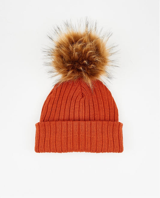 Tuque Enfant Doublée Terra Cotta - Vegan