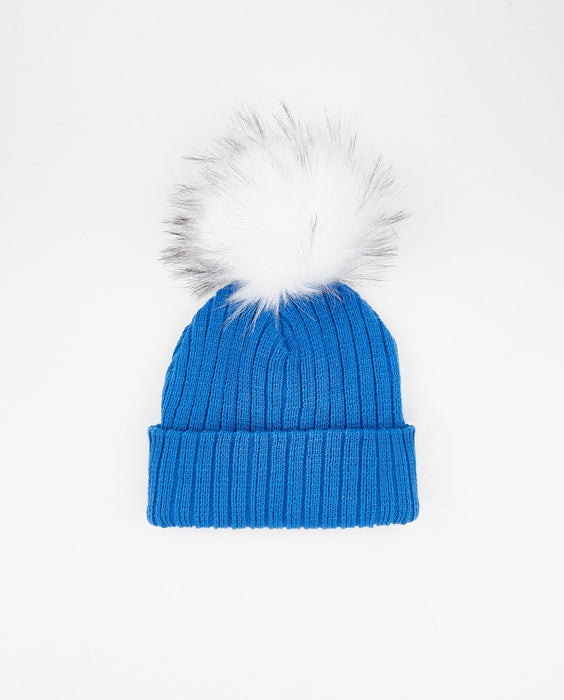 Knit Beanie Royal Blue